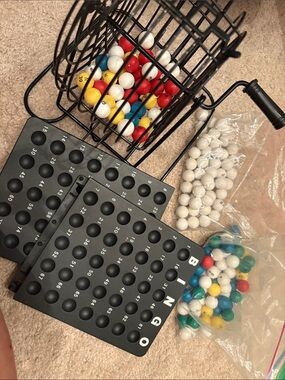 Deluxe Metal BINGO Cage Set Extra Numbers